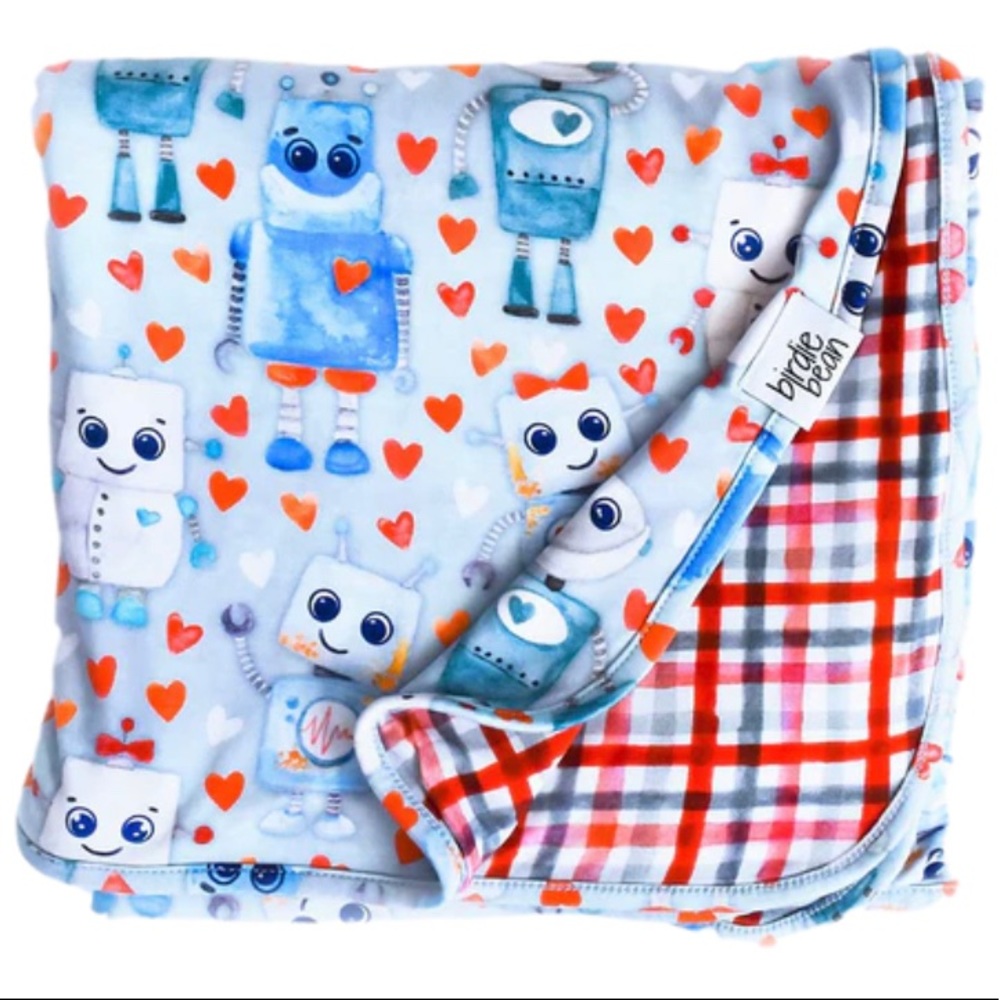 ❤️🤖NIB Roberto Birdie Bean Blanket🤖❤️